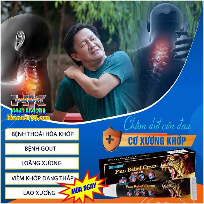 Cao Mỡ Thảo Mộc Black Tiger Sumifun Pain Relief Cream 20g Giảm Đau Cơ Bắp Xương Khớp Giảm Khó Chịu Đau Nhức Toàn Thân