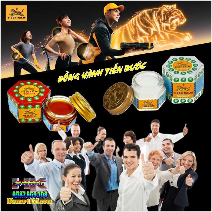Cao Xoa Bóp Tiger Balm giảm nhanh các chứng đau và nhức cơ, bong gân, đau đầu, nghẹt mũi, đầy hơi, côn trùng cắn
