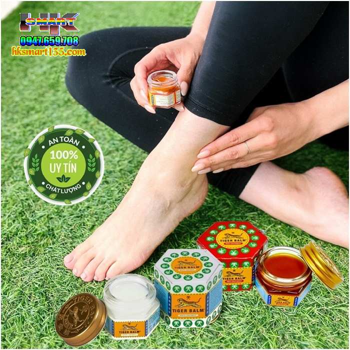 Cao Xoa Bóp Tiger Balm giảm nhanh các chứng đau và nhức cơ, bong gân, đau đầu, nghẹt mũi, đầy hơi, côn trùng cắn