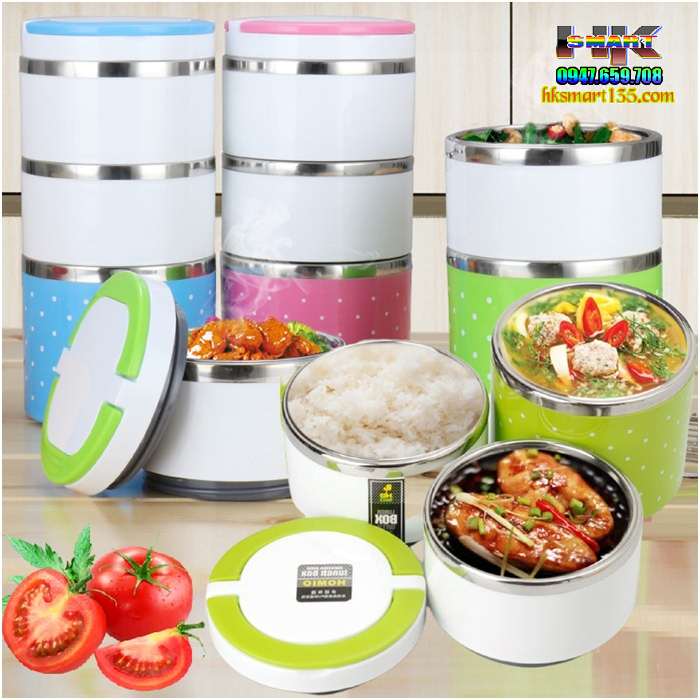 Cặp lồng giữ nhiệt 2 và 3 ruột inox