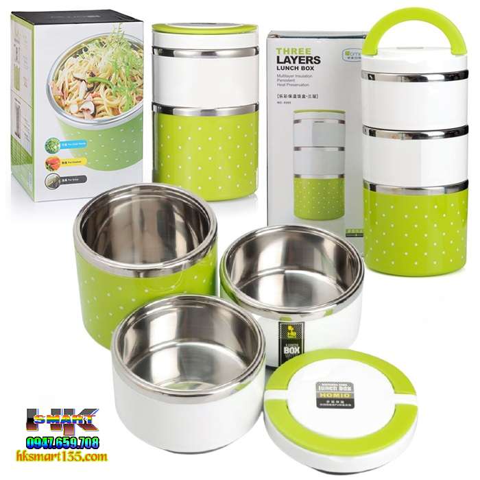 Cặp lồng giữ nhiệt 2 và 3 ruột inox