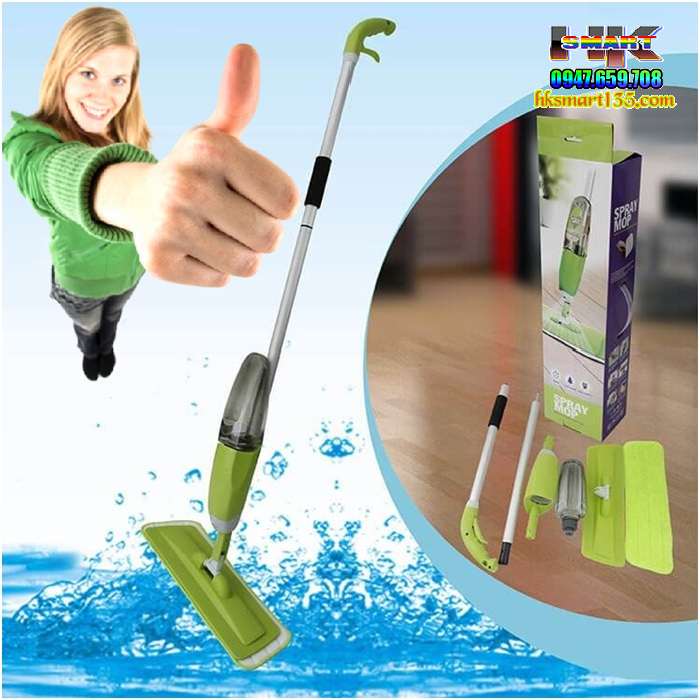 Cây lau nhà có bình xịt nước