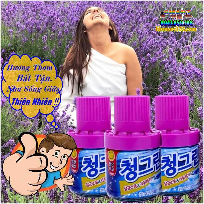 Chai thả bồn cầu khử mùi Hàn Quốc