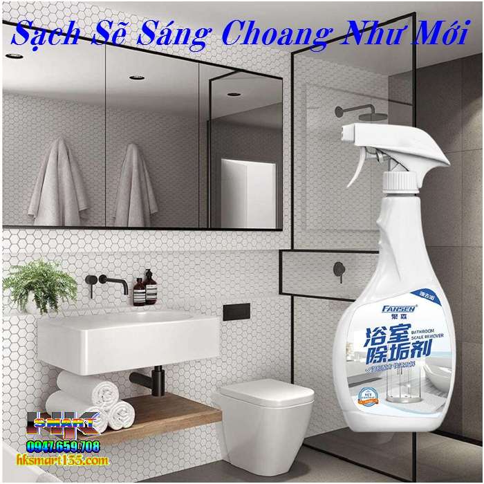 Chai xịt tẩy cặn canxi Fansen 500ml