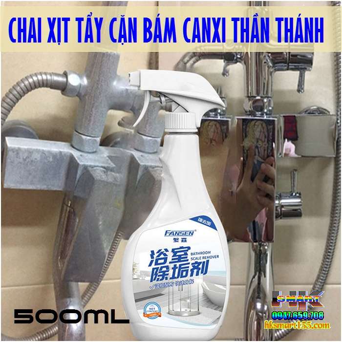 Chai xịt tẩy cặn canxi Fansen 500ml