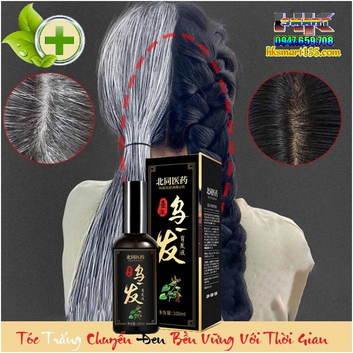 Chai xịt đen tóc BaiKon chiết xuất tinh chất Hà Thủ Ô 100ml