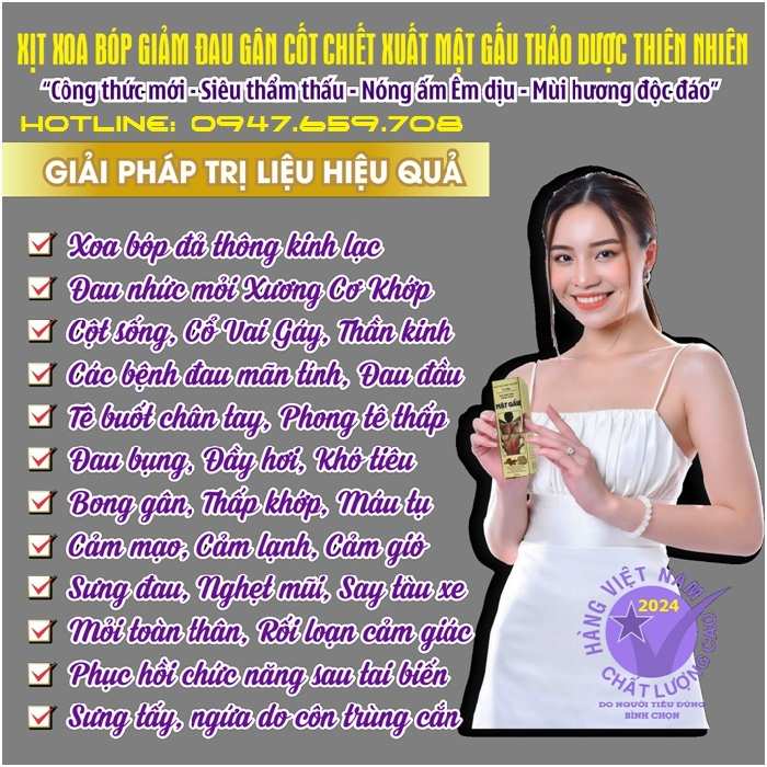 Chai Xịt Tinh Dầu Thảo Dược Xoa Bóp Mật Gấu 100ml