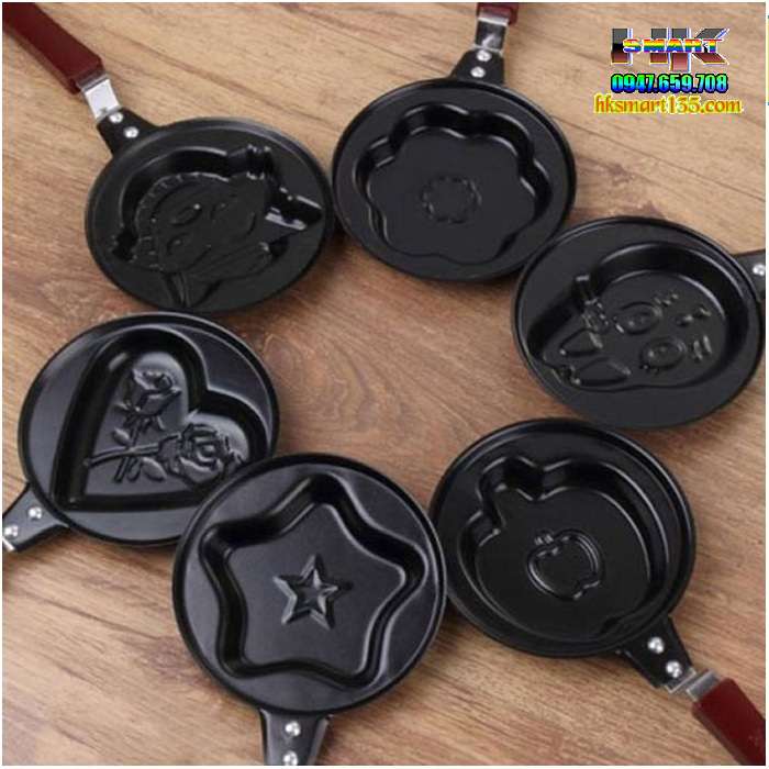 Combo chảo chiên trứng tạo hình mini