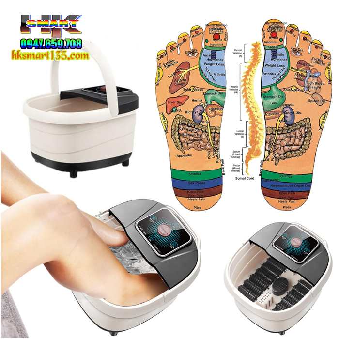Chậu ngâm chân massage điện tử