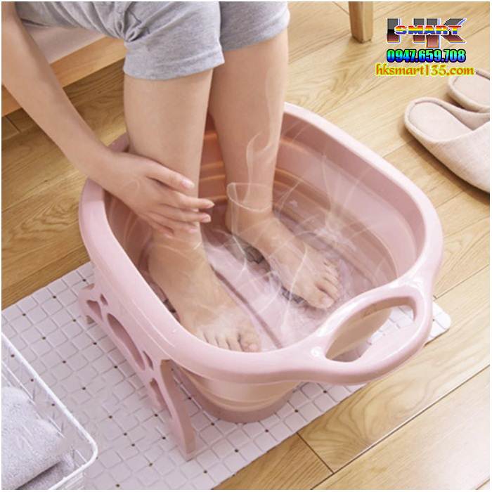 Chậu ngâm chân massage gấp gọn
