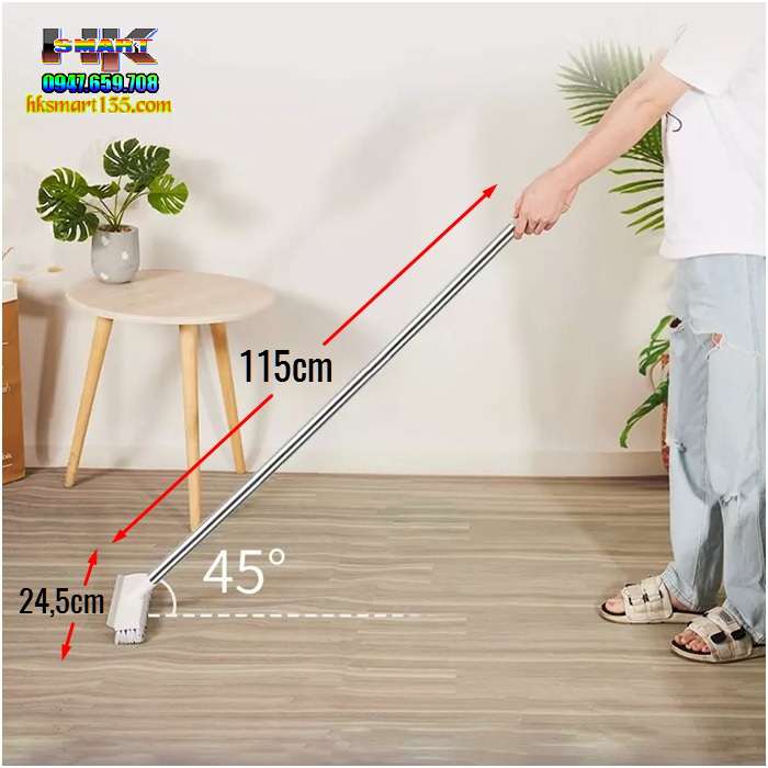 Chổi chà sàn nhà 2 mặt thông minh đa tiện ích