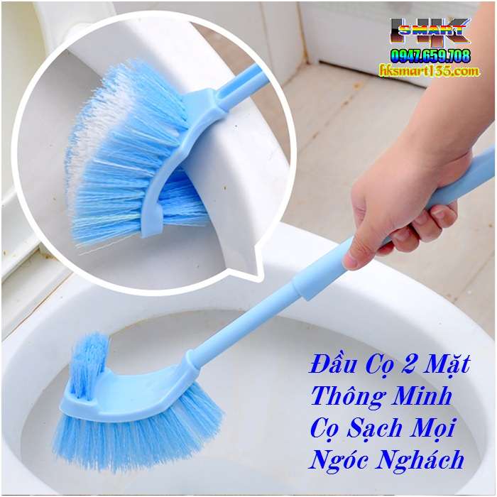 Chổi Cọ Toilet 2 Đầu Thông Minh