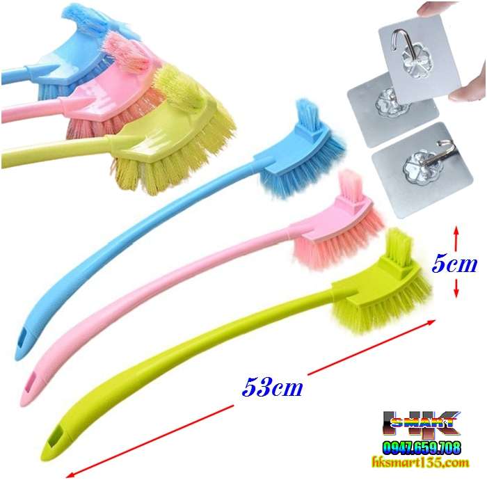 Chổi Cọ Toilet 2 Đầu Thông Minh