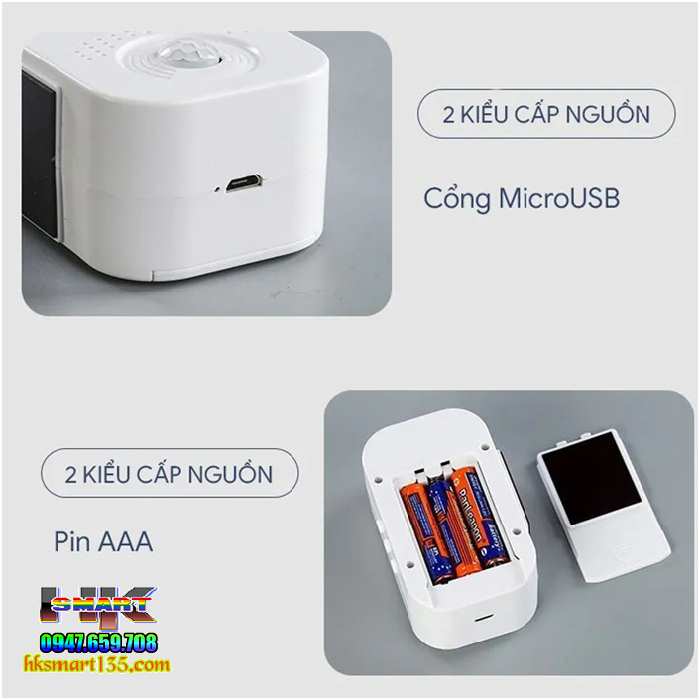 Chuông báo khách tự động hỗ trợ ghi âm