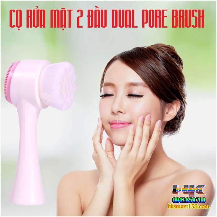 Cọ rửa mặt 2 đầu dual pore brush