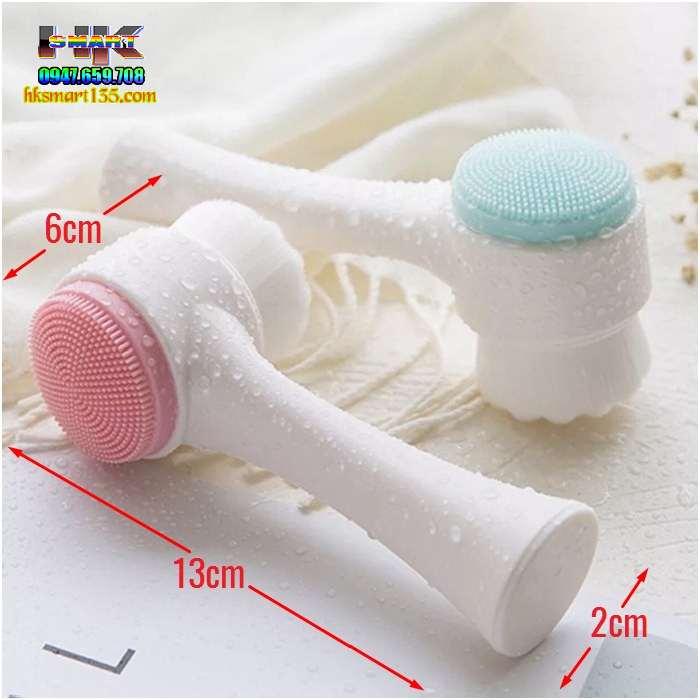 Cọ rửa mặt 2 đầu dual pore brush