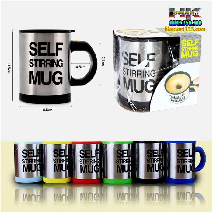 Cốc tự khuấy cà phê lõi Inox