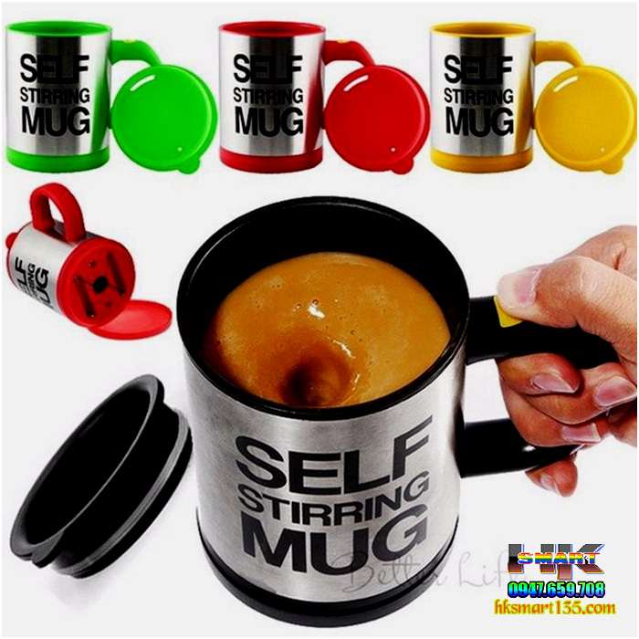 Cốc tự khuấy cà phê lõi Inox