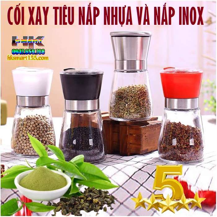 Dụng cụ xay hạt tiêu bằng tay