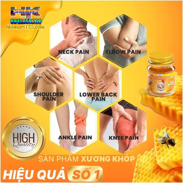 Combo 3 Hũ Kem Bôi Xương Khớp Nọc Ong Sumifun 15gr