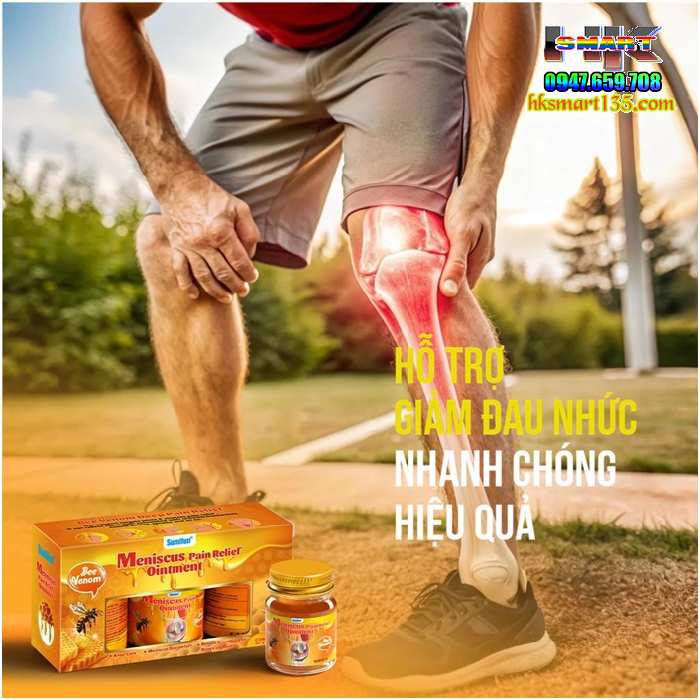 Combo 3 Hũ Kem Bôi Xương Khớp Nọc Ong Sumifun 15gr