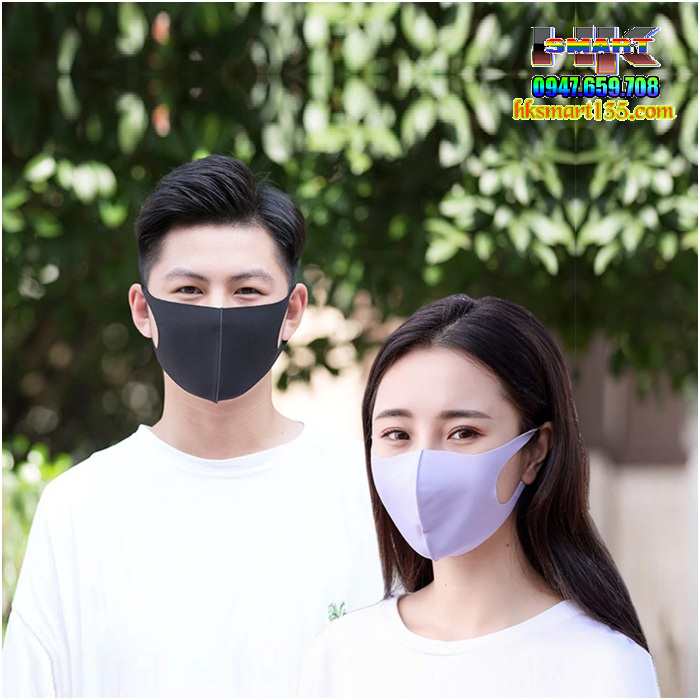 Khẩu Trang Form 3D Chất Vải Thun Lạnh