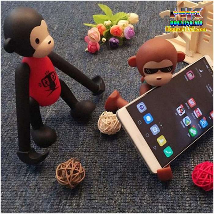 Con khỉ đỡ điện thoại đa năng nhiều tư thế