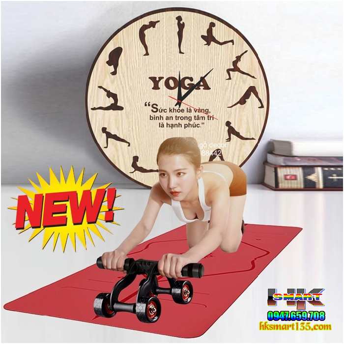 Con Lăn Tập Cơ Bụng 4 Bánh