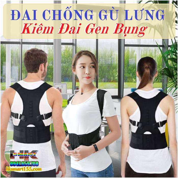 Đai Chống Gù Toàn Thân Bảo Vệ Cột Sống Thắt Lưng