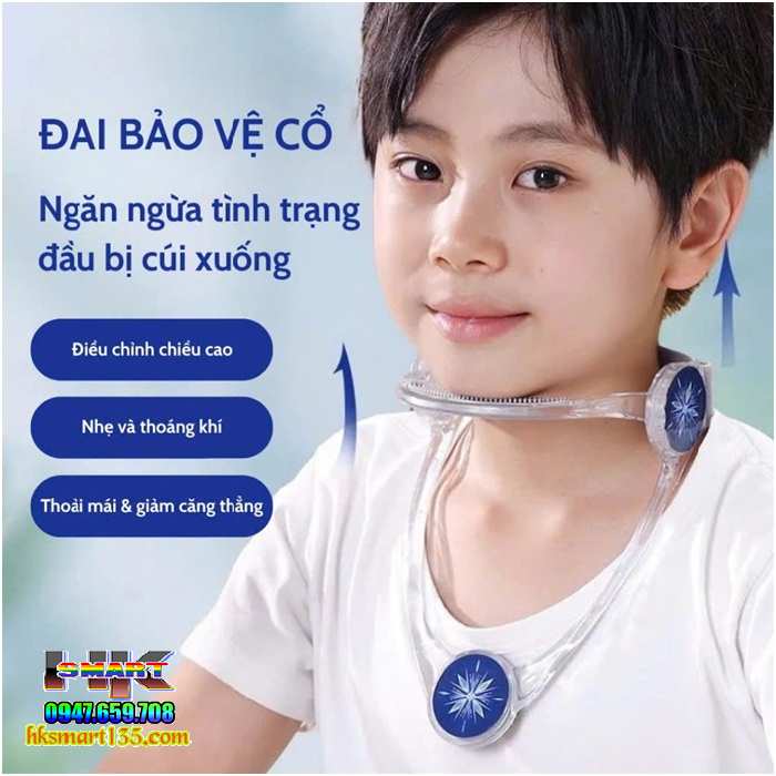 Đai Đeo Cổ Chống Cận- Chống Gù Kyodo- Điều Chỉnh Tư Thế Dáng Ngồi