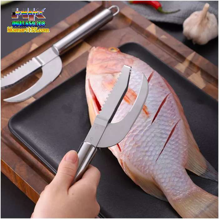 Dụng cụ đánh vảy mổ cá đa năng 2 trong 1