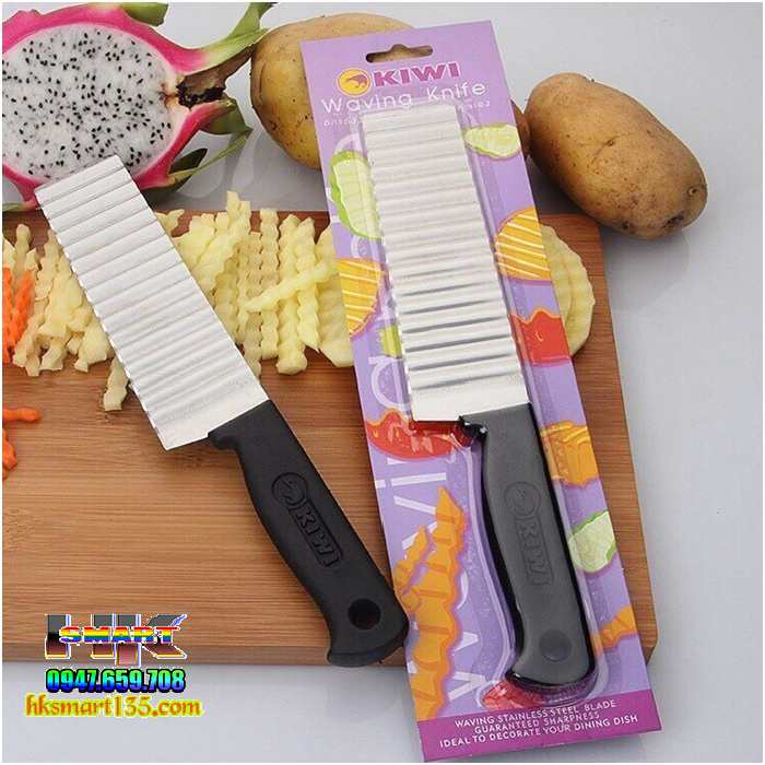 Dao cắt lát sóng rau củ quả KiWi