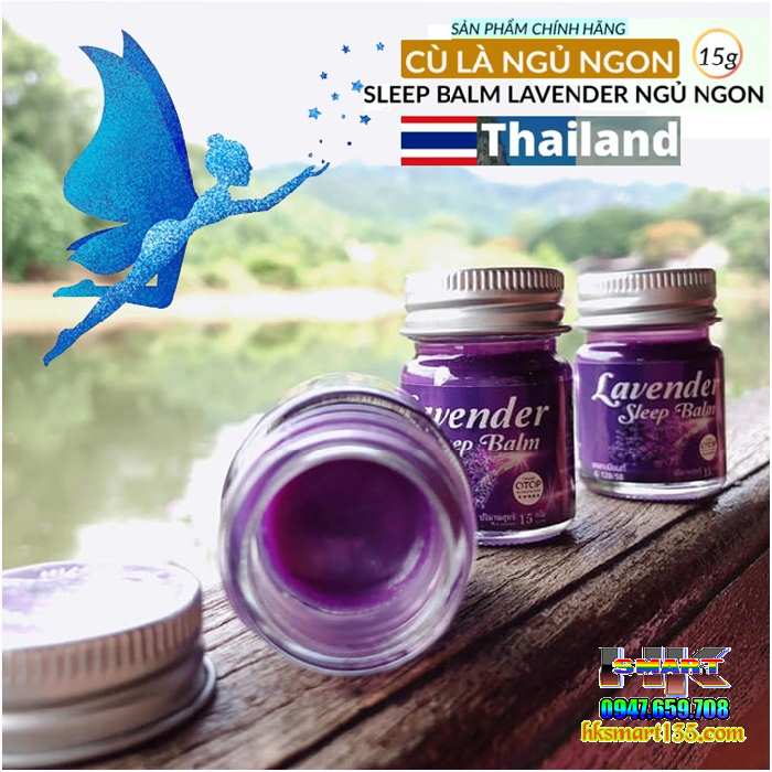 Dầu Cù Là Giúp Ngủ Ngon Lavender Thái Lan OTOP–15g