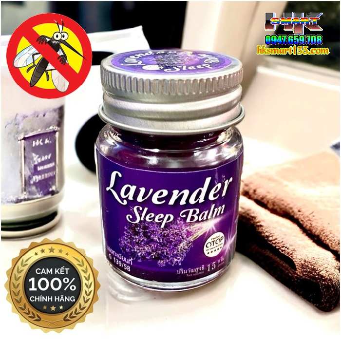 Dầu Cù Là Giúp Ngủ Ngon Lavender Thái Lan OTOP–15g