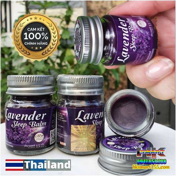 Dầu Cù Là Giúp Ngủ Ngon Lavender Thái Lan OTOP–15g