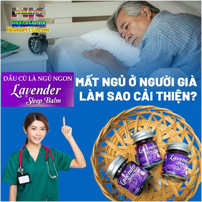 Dầu Cù Là Giúp Ngủ Ngon Lavender Thái Lan OTOP–15g