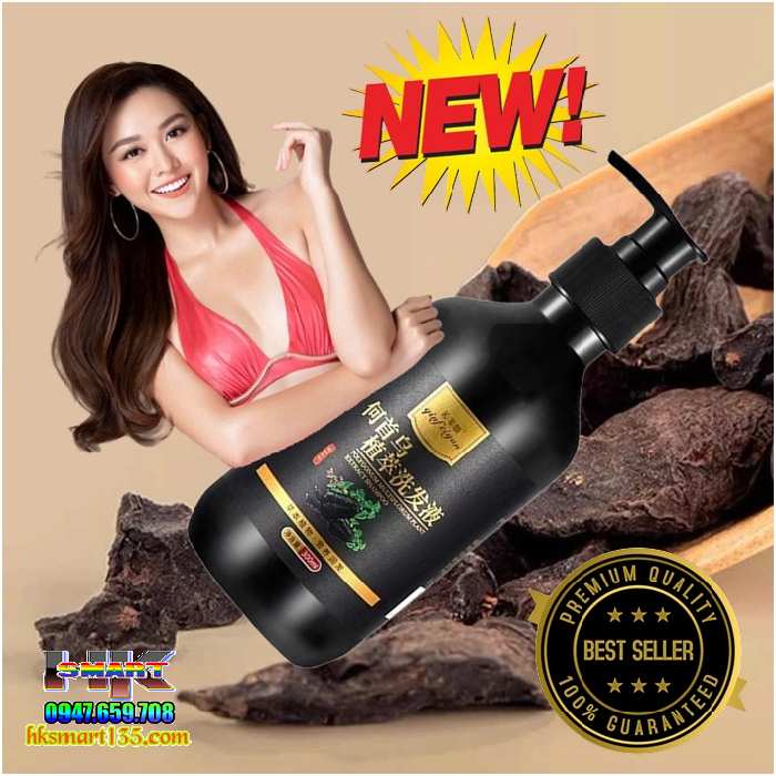 Dầu Gội Làm Đen Tóc Linh Chi Hà Thủ Ô ALICONUM MELI