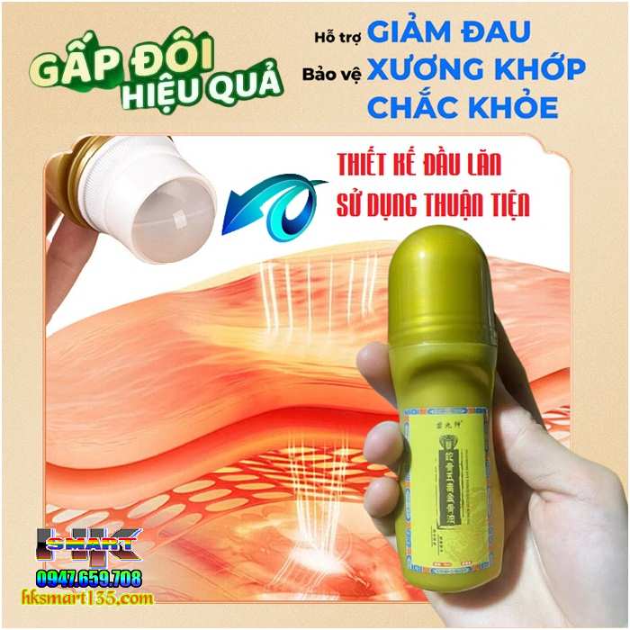 Dầu Lăn Xương Rắn Ngũ Độc Kim Cốt Du 50ml- Giảm Đau Xương Khớp Toàn Thân