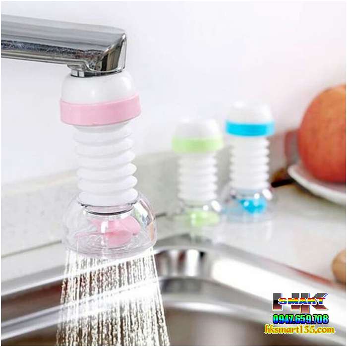 Vòi Nước Xoay 360 độ Co Giãn Kéo Dài Kèm Đầu Lọc