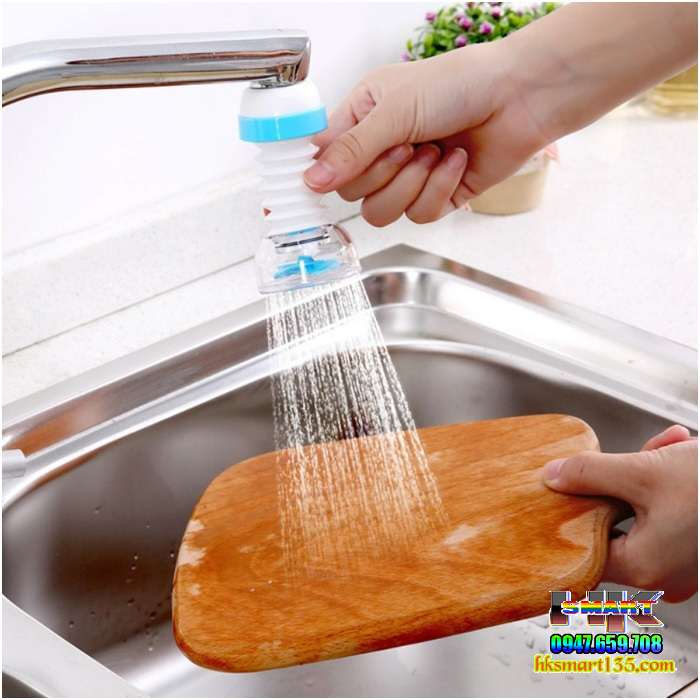 Vòi Nước Xoay 360 độ Co Giãn Kéo Dài Kèm Đầu Lọc