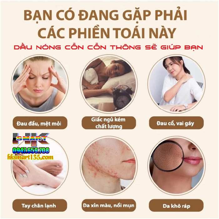 Dầu Nóng Cạo Gió Đả Thông Kinh Lạc Cổn Cổn Thông Dạng Lăn 50ml- Giúp Cải Thiện Đau Cổ Vai Gáy Giảm Đau Nhức Xương Khớp