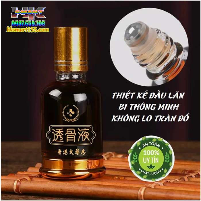 Dầu Xoa Bóp Xương Khớp Hỏa Long Hongkong 30ml- Giúp Lưu Thông Máu, Giảm Đau Mỏi Tay Chân, Chống Tê Bì, Cảm Cúm