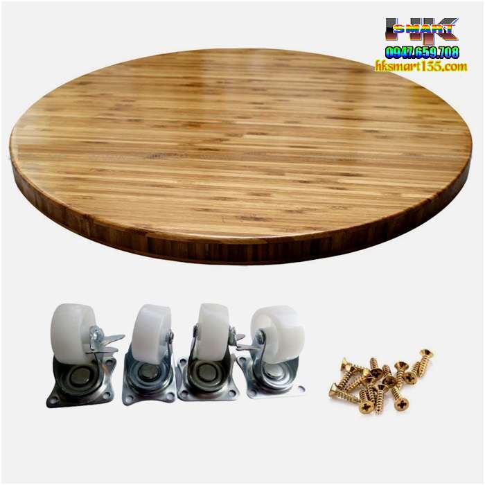 Đế Gỗ Để Chậu Cây Có bánh Xe Di Chuyển