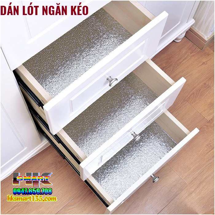 Cuộn Giấy Decal Dán Bếp Tráng Nhôm Cách Nhiệt
