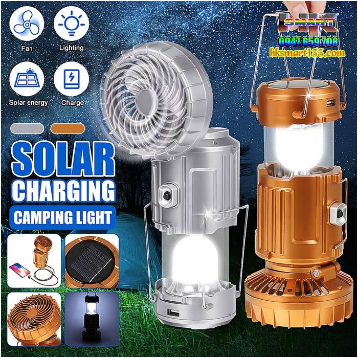 Đèn LED năng lượng mặt trời 3 trong 1