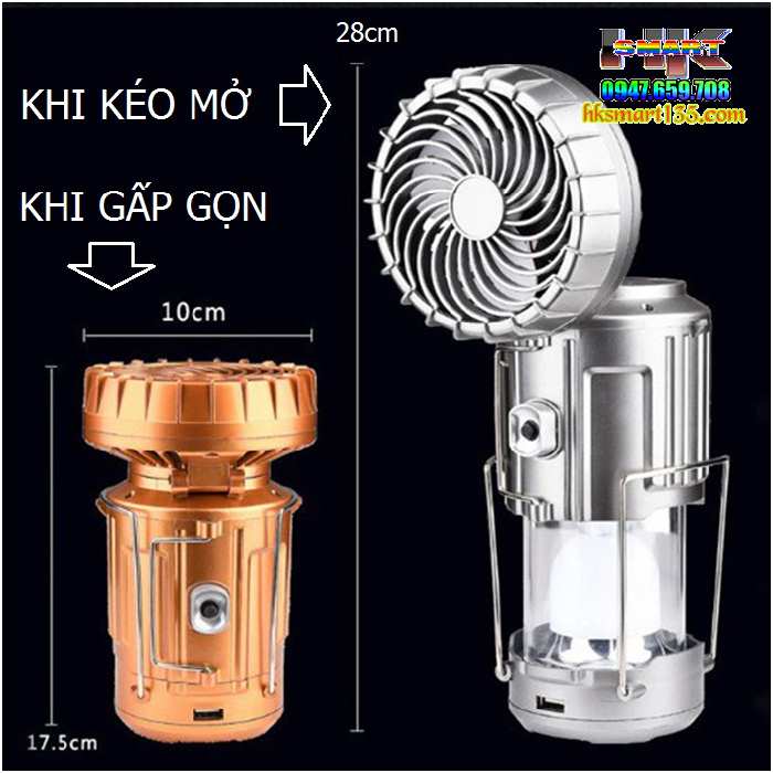 Đèn LED năng lượng mặt trời 3 trong 1