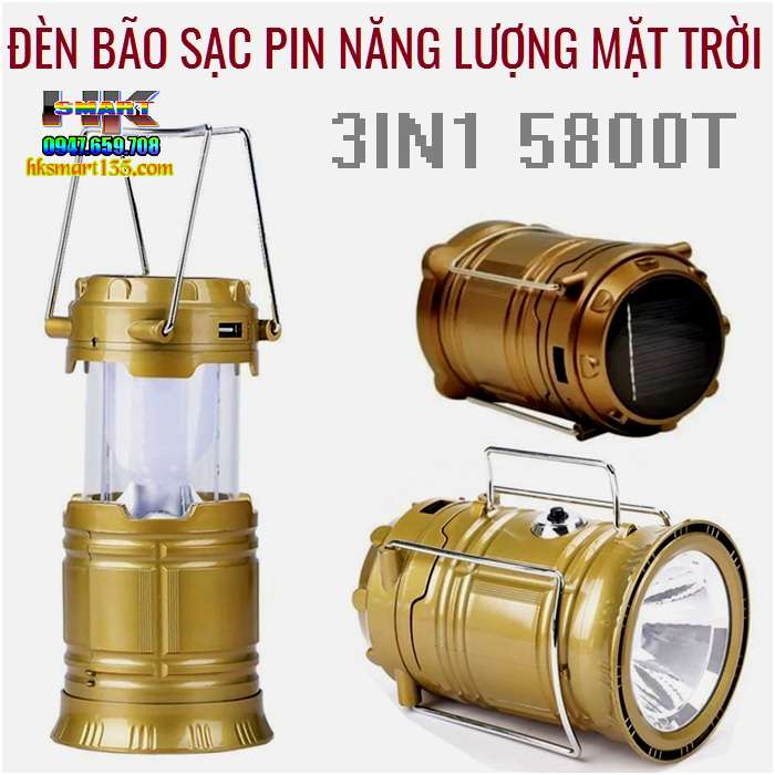 Đèn LED năng lượng mặt trời 3 trong 1