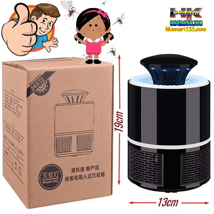 Đèn bắt muỗi Led UV thông minh