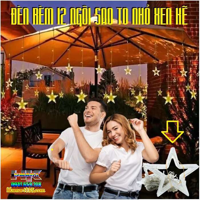 Dây đèn led mành trang trí