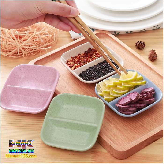 Đĩa đựng gia vị bằng lúa mạch